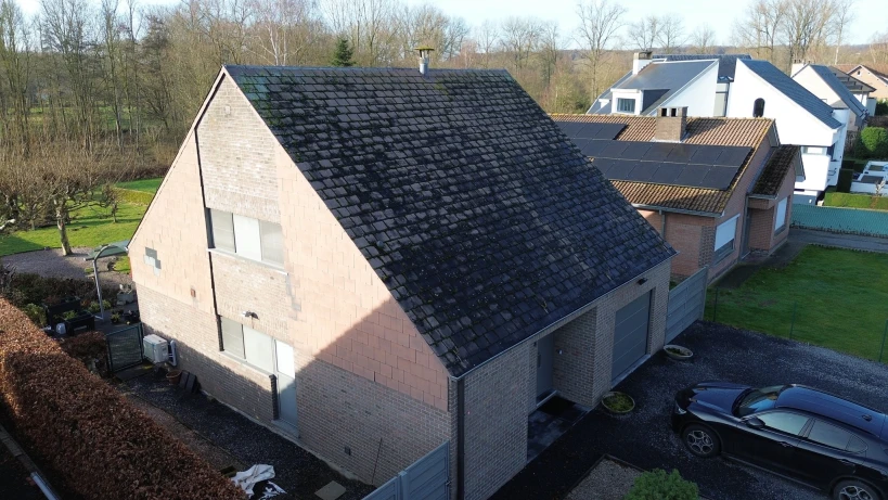 Totale dak - en gevelrenovatie te Galmaarden