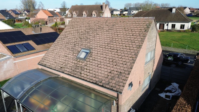 Totale dak - en gevelrenovatie te Galmaarden