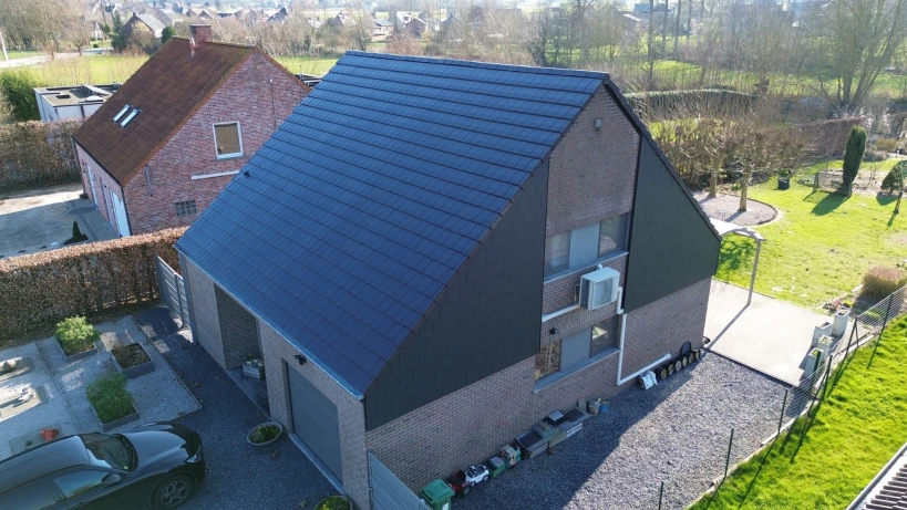 Totale dak - en gevelrenovatie te Galmaarden