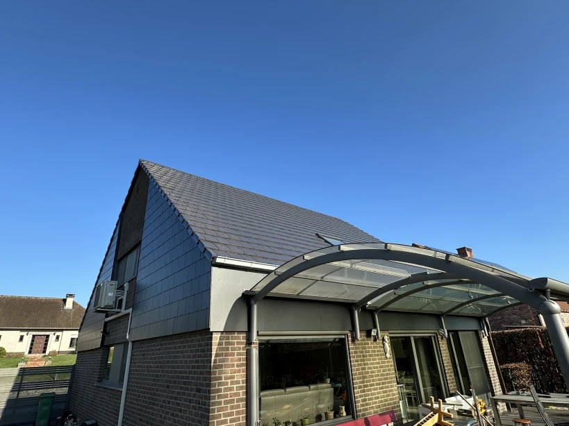 Totale dak - en gevelrenovatie te Galmaarden