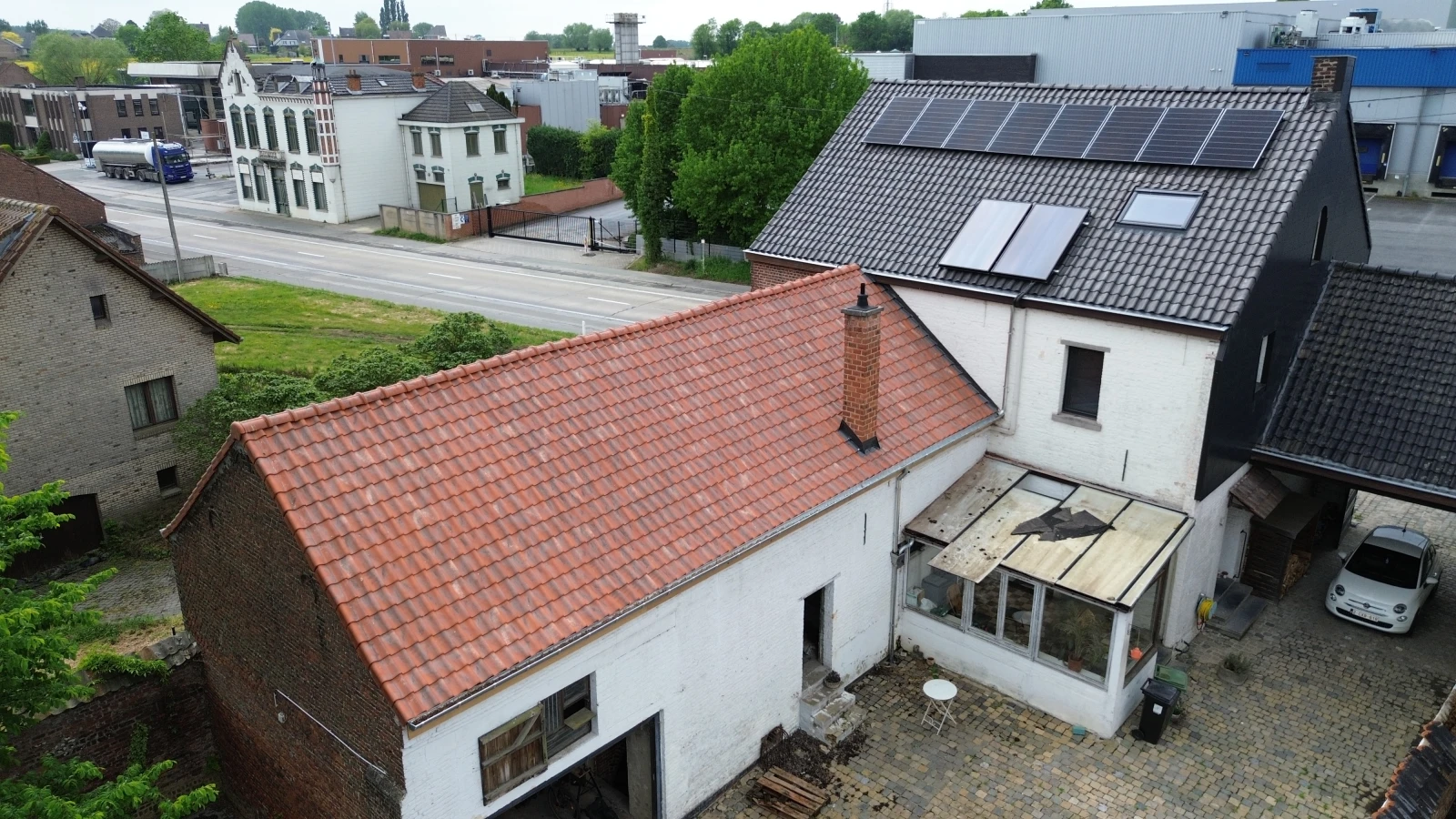 Totale dak - en gevelrenovatie te Pepingen