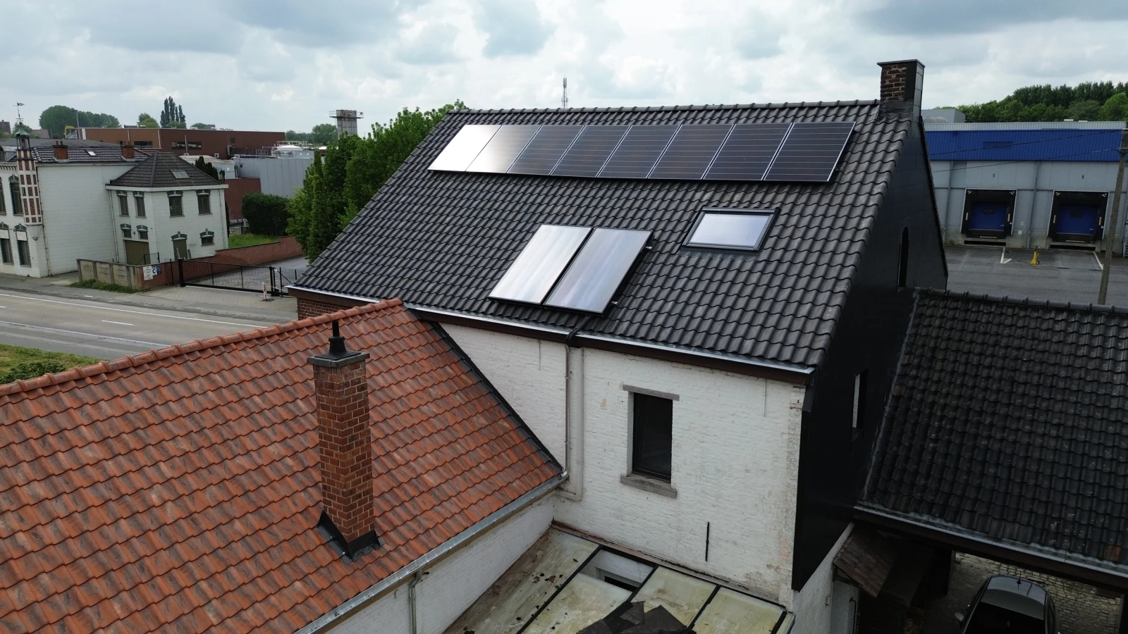 Totale dak - en gevelrenovatie te Pepingen