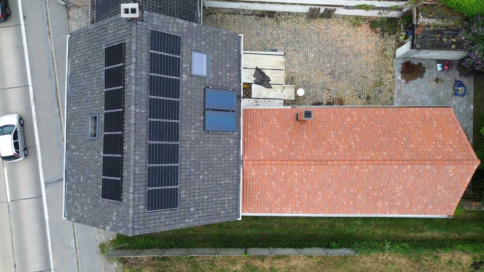 Totale dak - en gevelrenovatie te Pepingen