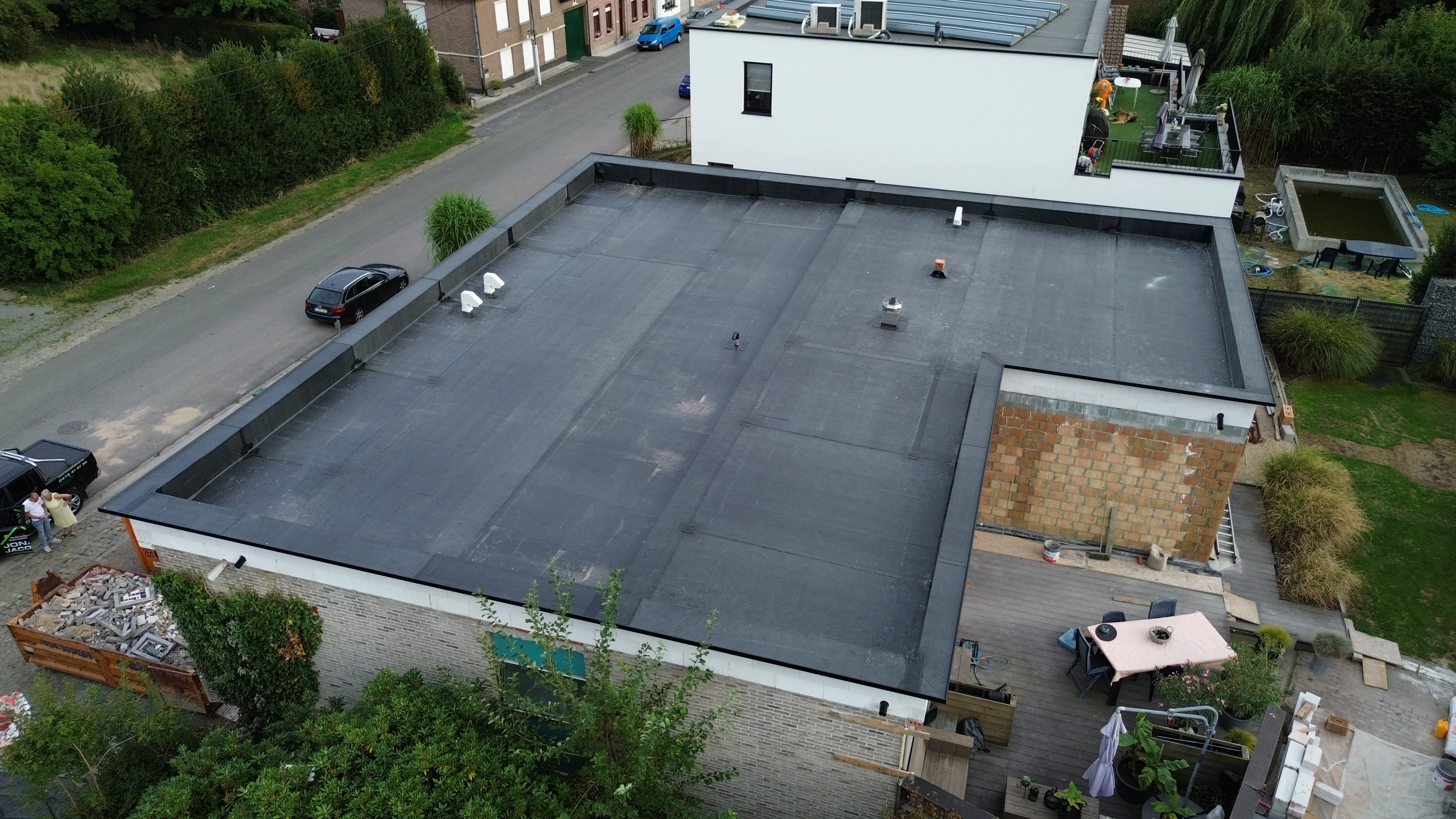 Plat dak te Geraardsbergen