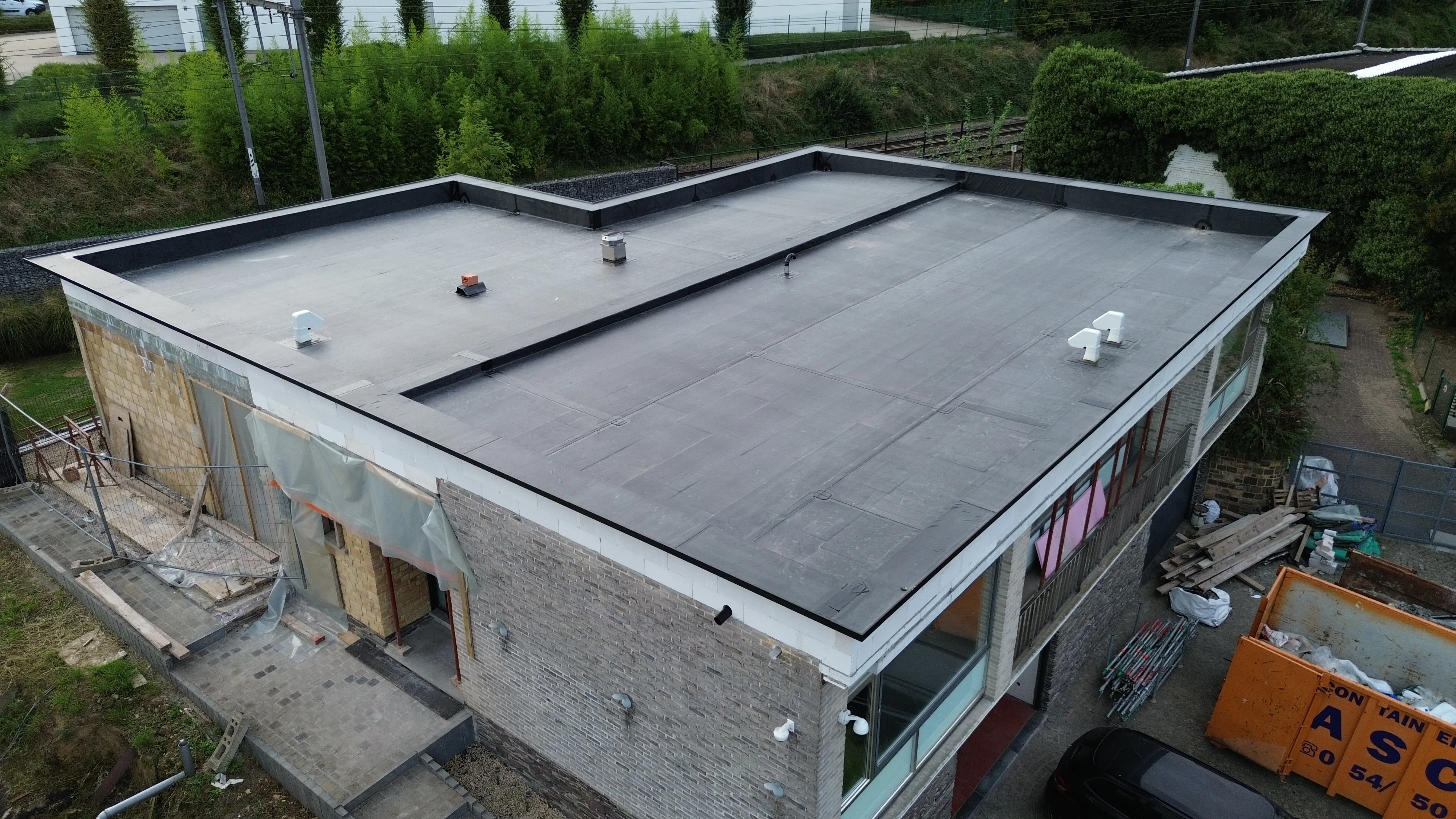 Plat dak te Geraardsbergen